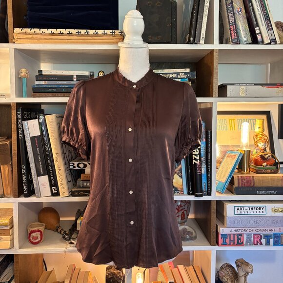 JOIE SILK BLOUSE - Picture 1 of 4